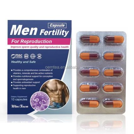 Retail: Men’s Fertility Enhancement – Improve Sperm Quality and Reproductive Health – 10 Capsules (minimum order quantity MOG 20)