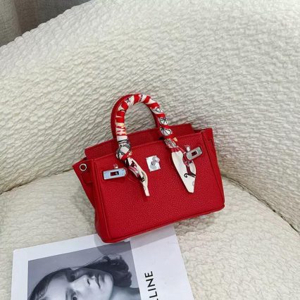 Genuine leather handbags 25cm MOQ 1