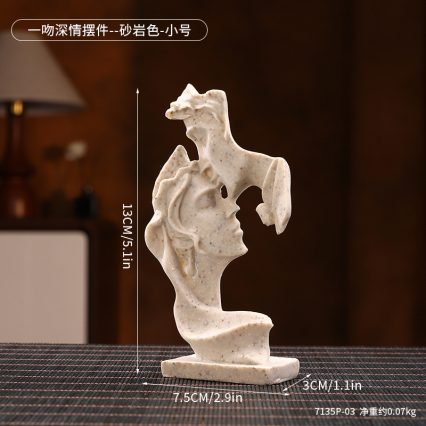 Mini abstract character ornament home accessories porch 1PC