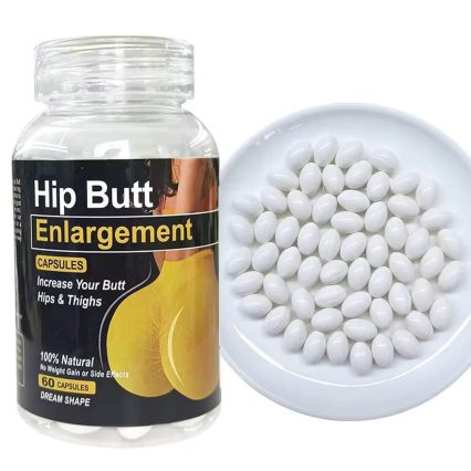 Retail: Hip Butt Enhancement – Natural Supplement for Bigger Hips and Buttocks – 60 Capsules (minimum order quantity MOQ 2)