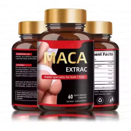 Black Maca Root Capsules – Natural Hormone Balance & Vitality Support – 60 Capsules (minimum order quantity MOQ 2)