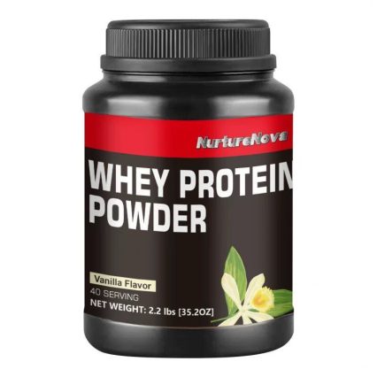 Retail: Whey Protein Powder 2lbs (2.2lbs / 1kg) – High Protein Muscle Building Supplement – Vanilla Flavor (minimum order quantity MOQ 1 Pack)