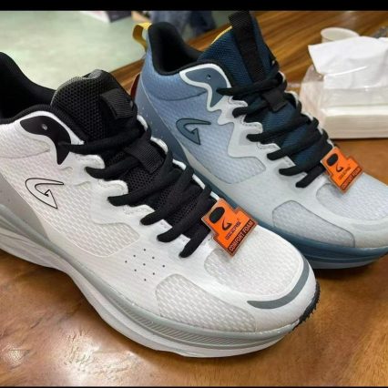 White & Gray Comfort Sneakers